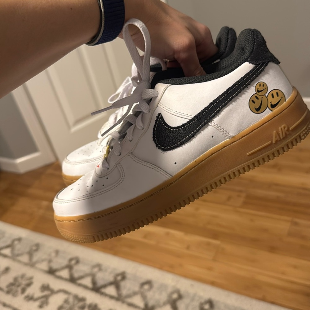 White and Yellow Air Force Ones